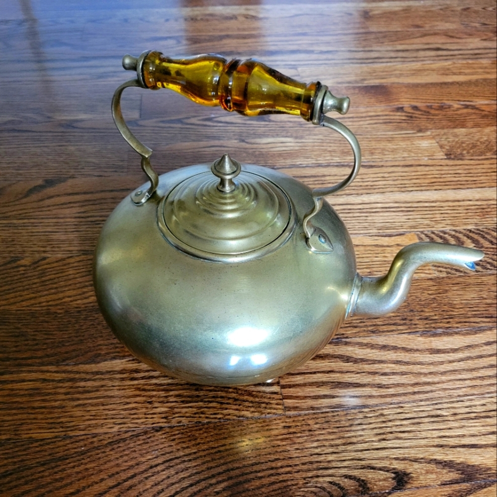 Vintage Brass Teapot